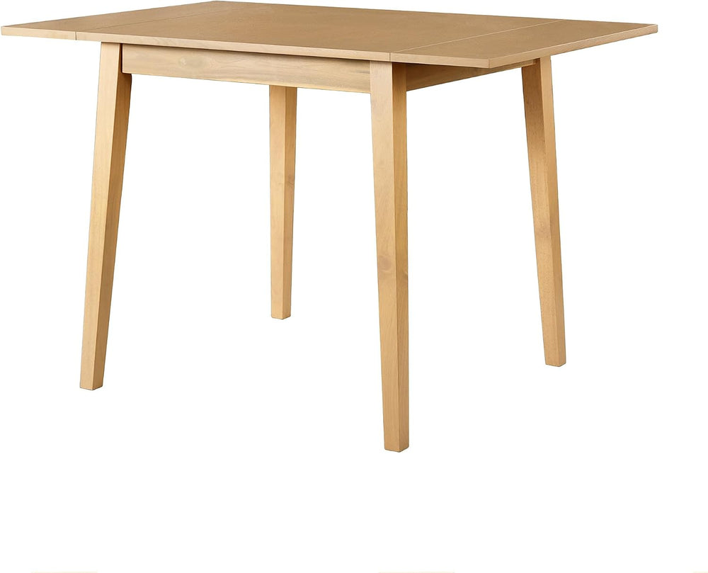 P PURLOVE 3 Piece Kitchen Dining Set, Wood Dining Table Set, Natural