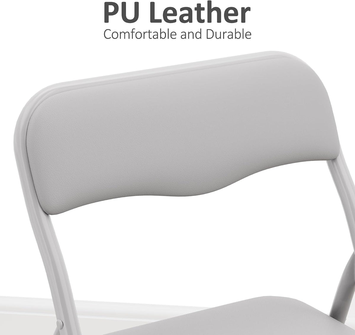 IDEALHOUSE Boys and Girls Folding Table and Chairs Set of 3, Portable Table and Chair with Pu Soft Cushion,Suitable for Eating,Reading and Playing (Grey)