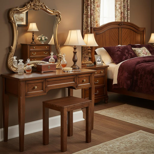 100% Solid Wood End Table for Living Room, Walnut Dining Stools with Round Edges, 17-inch Step Stool Vanity Ottoman Footrest for Dining Room Living Room Entryway