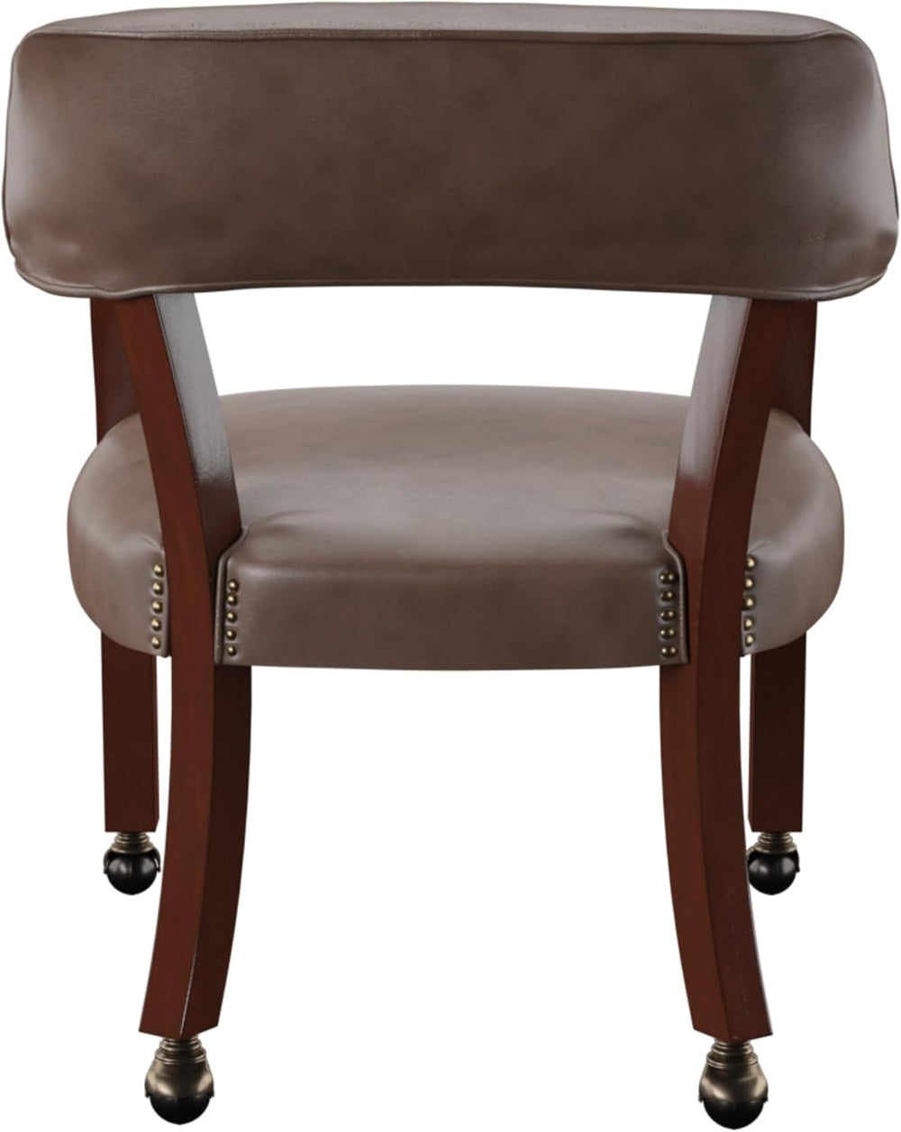 Steve Silver Furniture Tournament Arm Chair w/Casters, Dining Chair with Cast...