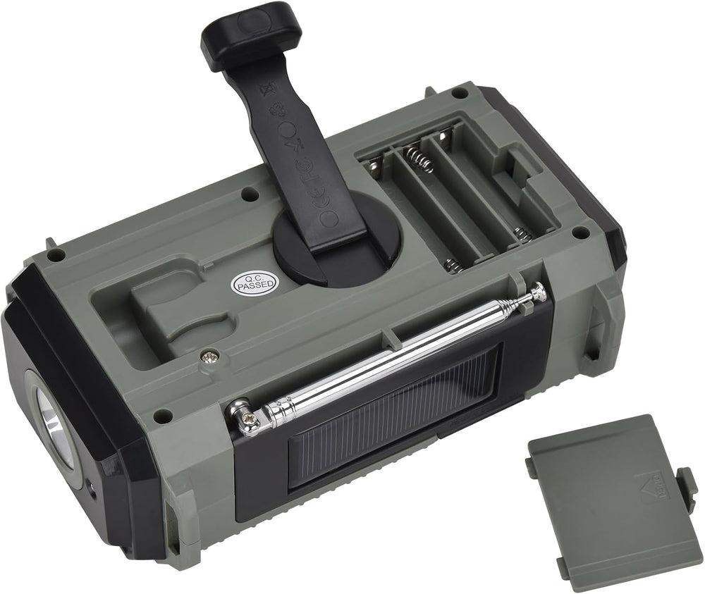 Emergency Radio 10000MAH Weather Radio Solar Hand Crank AM/FM/SW/NOAA Weather...