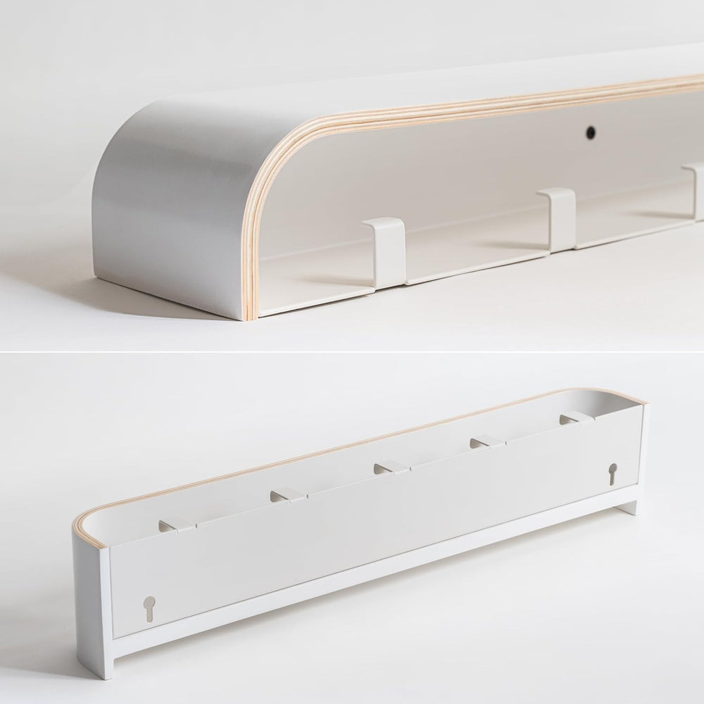 Kazai. Wall-Mounted Coat Rack 'Toke' - Modern Design Coat Rack with H...