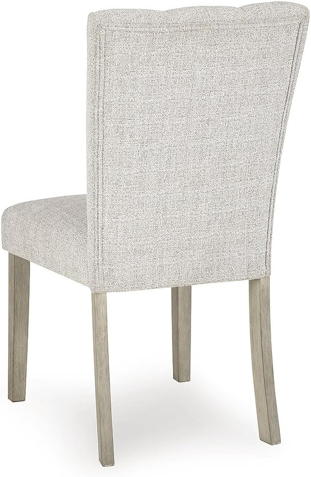 signature design by ashley upholstered dining chairs set, package contents