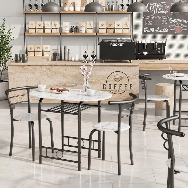 shahoo 3-piece dining table set for 2, kitchen, close-up detail