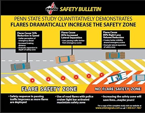 Orion Safety Products 8905 Flare Kit Plus Emergency Kit