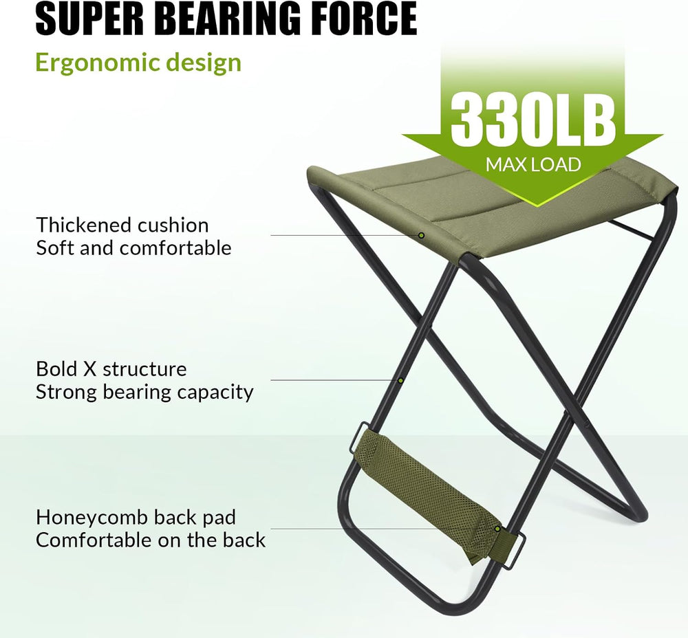 THKFISH Large Capacity Fishing Hunting Backpack Chair with Rod Holder