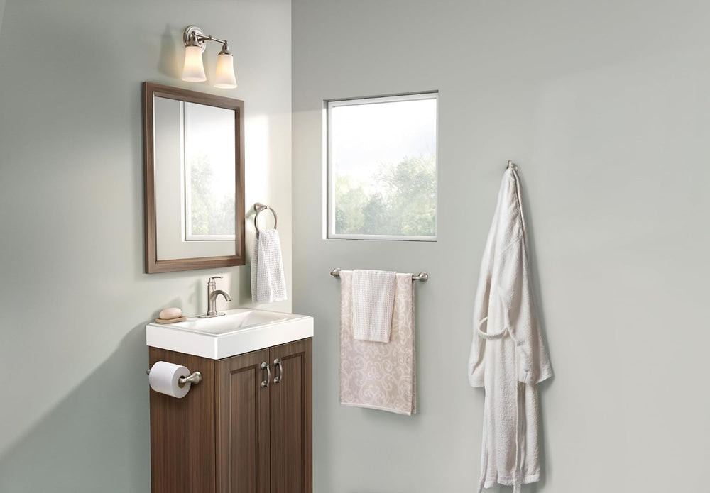 Moen Y1394BN Wellton 4-Piece Bathroom Accessory Set, Brushed Nickel, Includes...