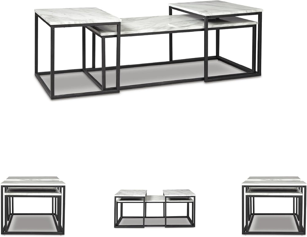 Signature Design by Ashley Donnesta 3 Piece Nesting Coffee Table Set