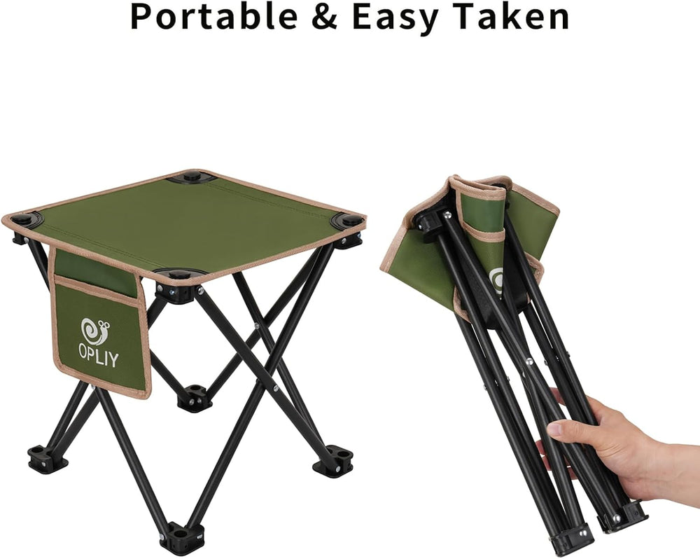 Opliy Camping Stool 2 Pack,Portable Folding Stool for Outdoor Gardening and B...