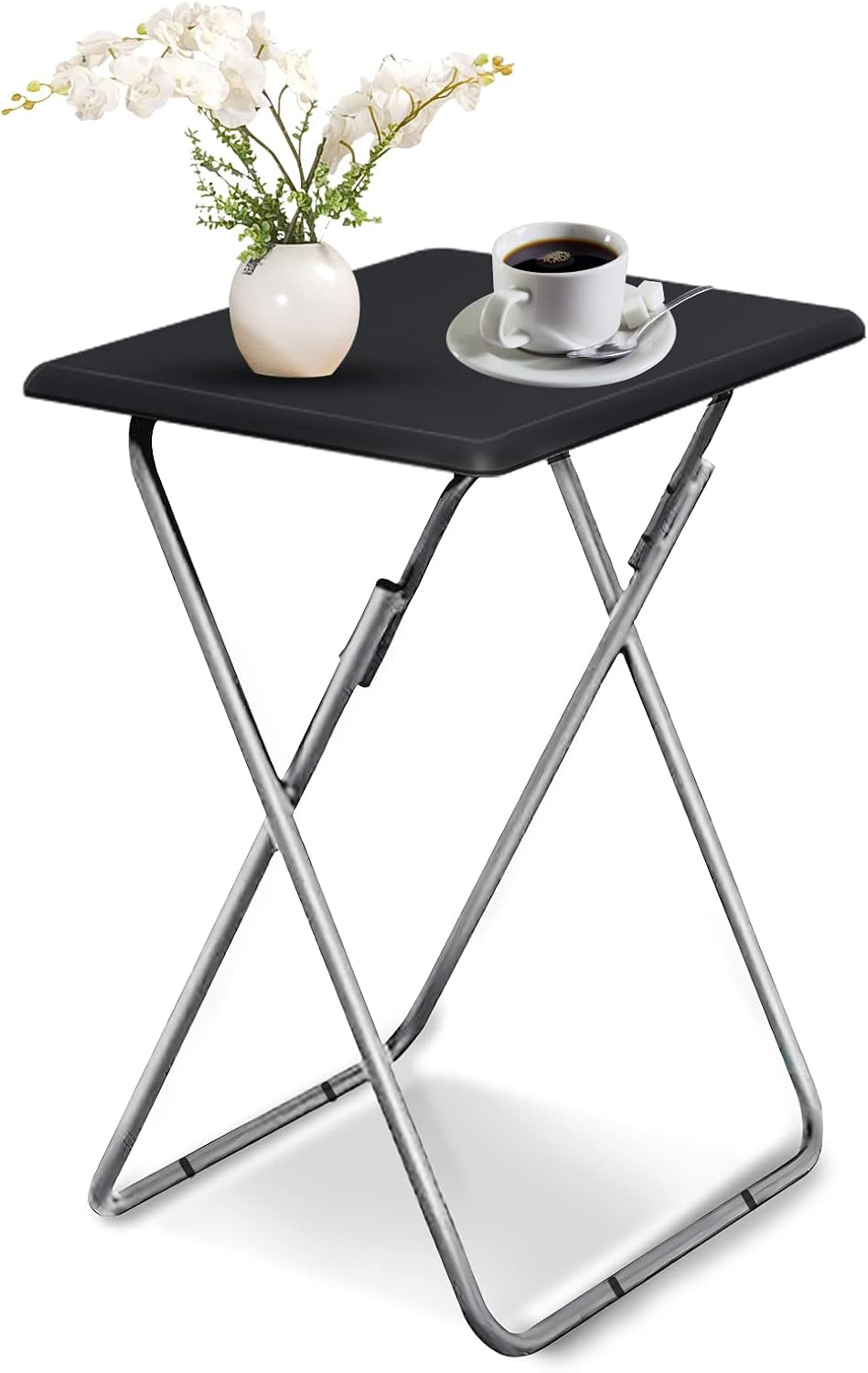 Garden 4 you Folding TV Tray Table,TV Dinner Table with Sturdy MDF Top,Eating...