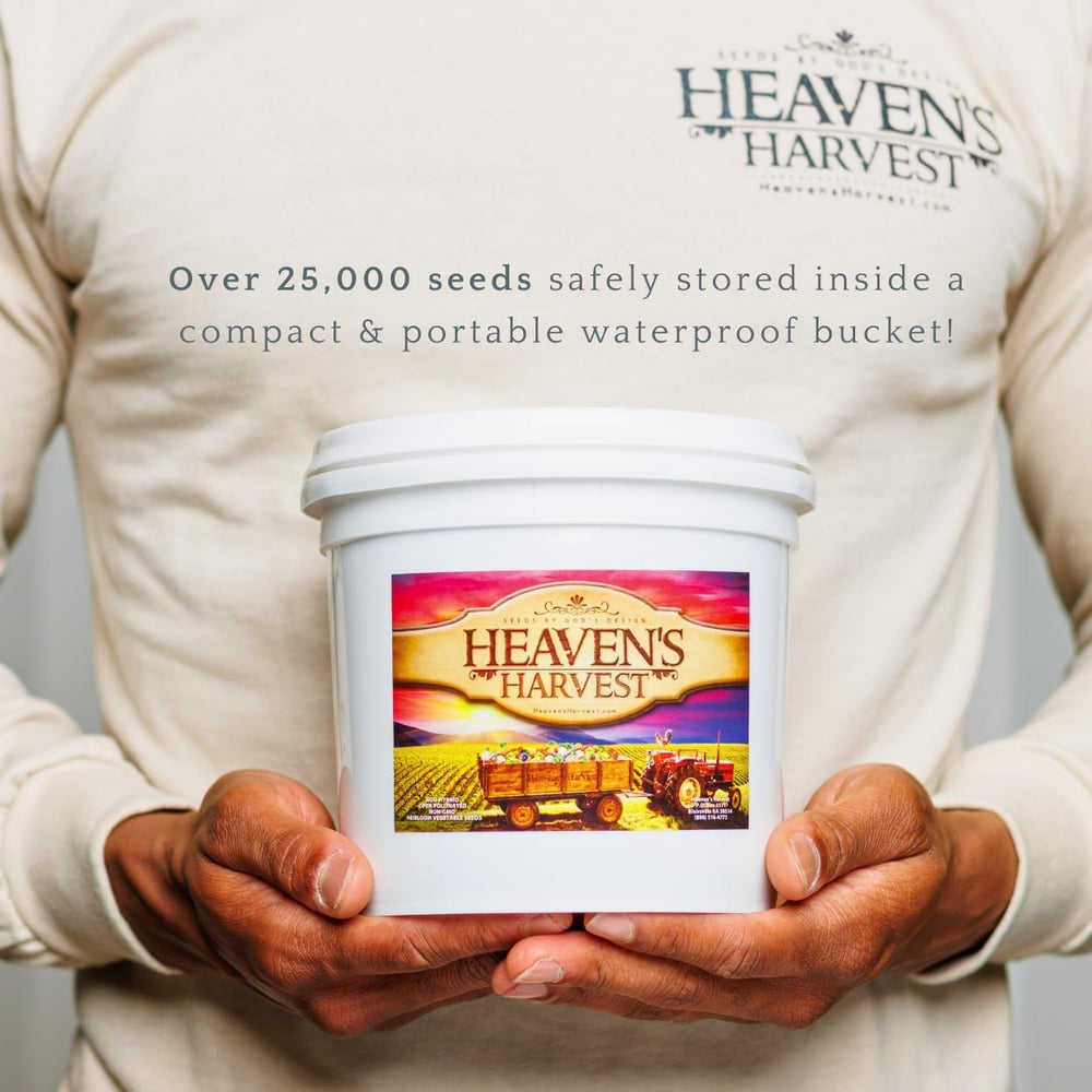 Heaven’s Harvest - 10 Year Survival Or Homestead Garden | 25k+ Heirloom Veget...