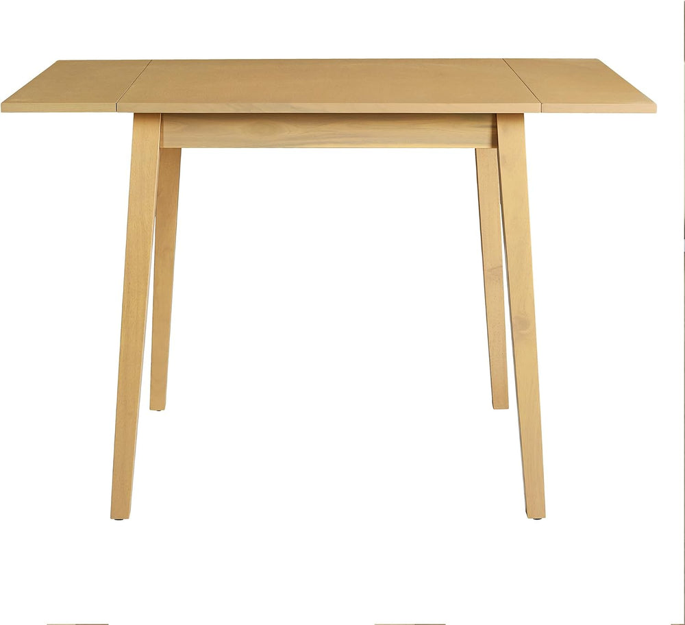P PURLOVE 3 Piece Kitchen Dining Set, Wood Dining Table Set, Natural