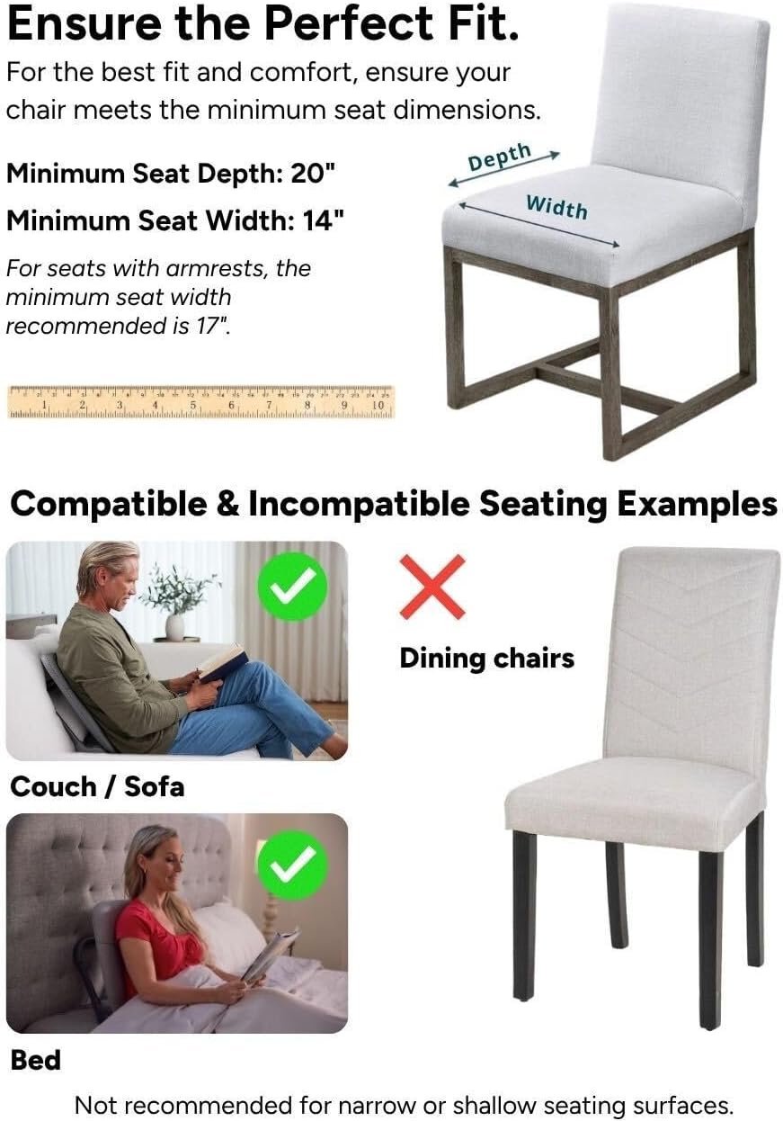 READY ROCKER Ultra| Adjustable Ergonomic Portable Rocker | Back Pain Relief &...