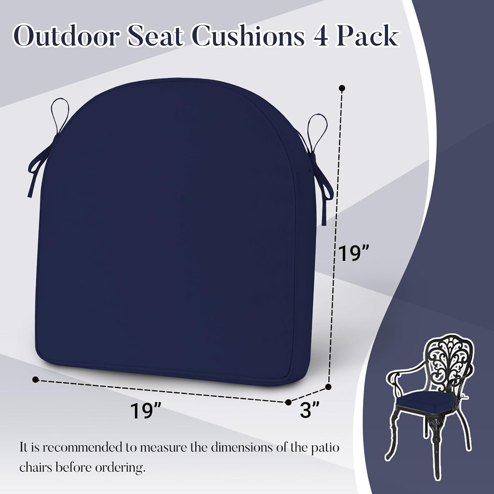 Basic Beyond Outdoor Cushions for Patio Furniture: Waterproof & UV Resist...