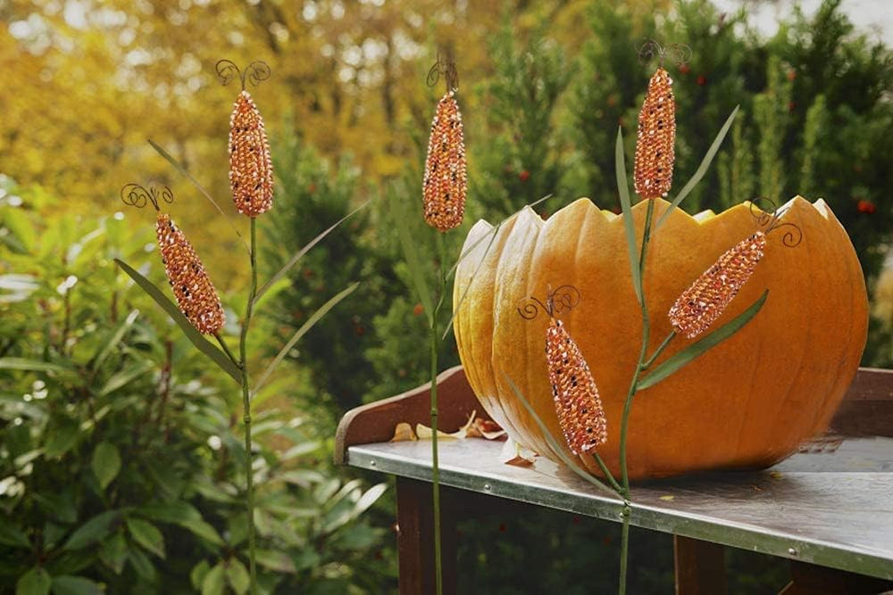 Corn Stalks Garden Stake Outdoor Fall Decor