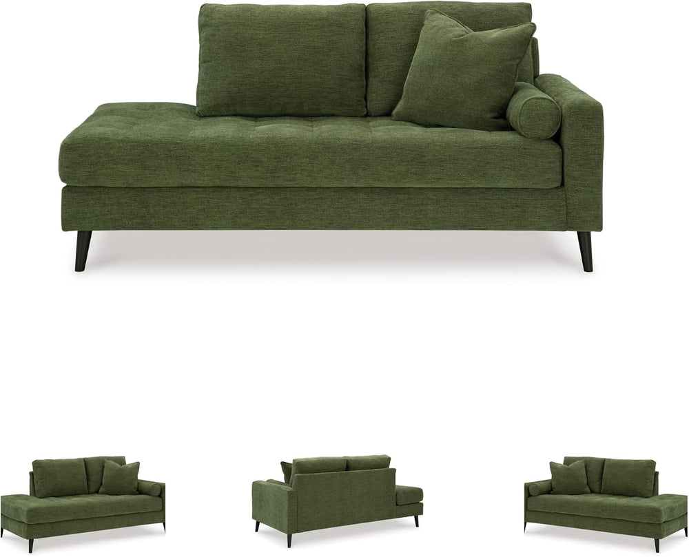 Signature Design by Ashley Bixler Mid-Century Modern Tufted Right-arm Facing ...