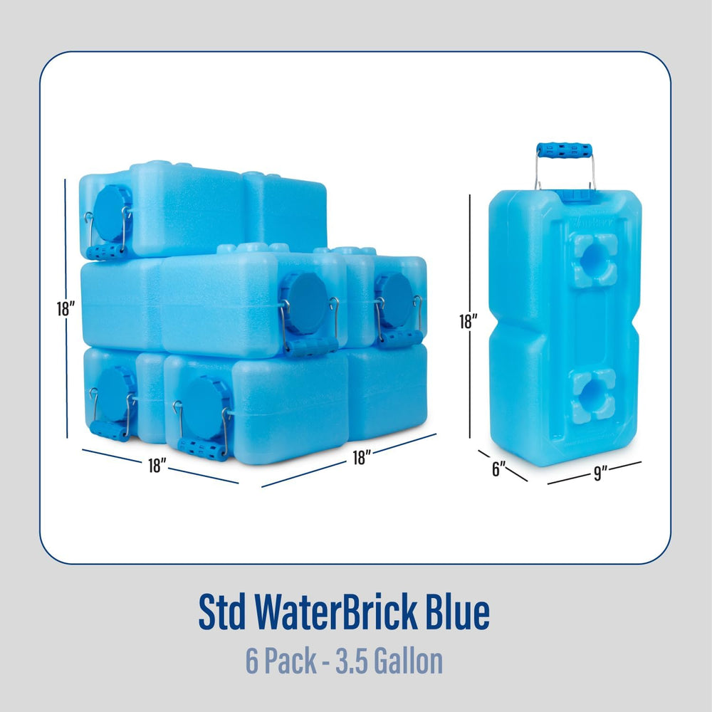 WaterBrick International WaterBrick Water Storage Containers for Emergency Wa...