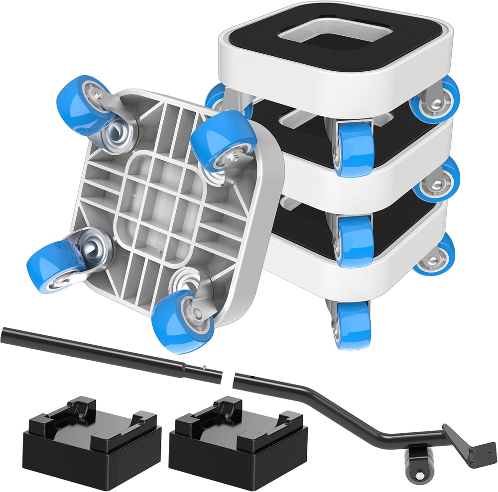 New Upgrade Furniture Sliders - Furniture Movers with Wheels & Groove