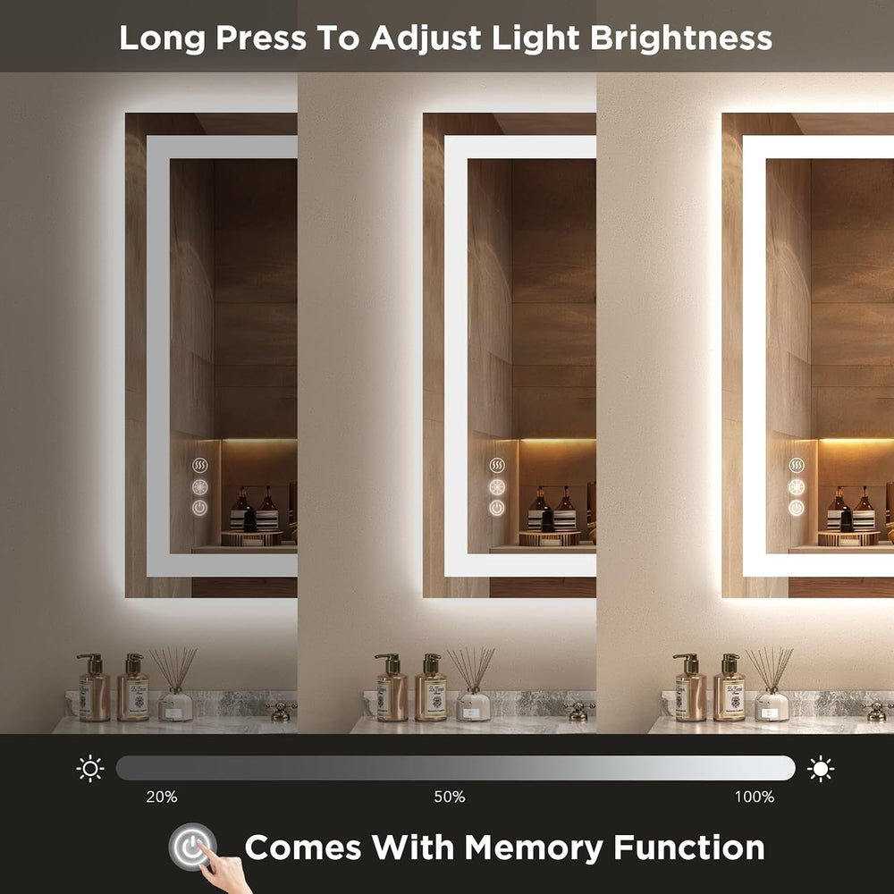 24"X32" LED Bathroom Mirror, Vanity Mirror with Lights