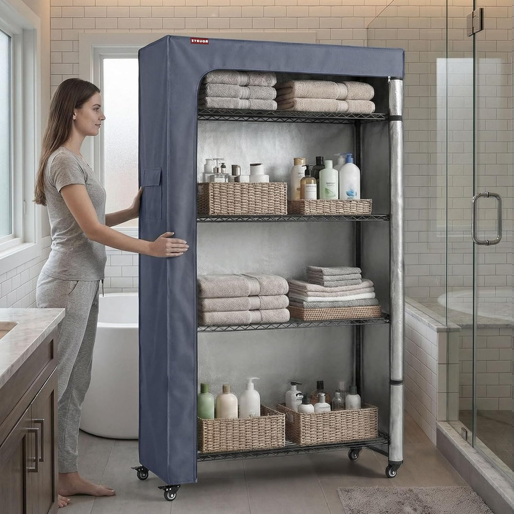 Shelf Cover for Storage Shelving Unit, Fits 36" W x 14" D x 54" H