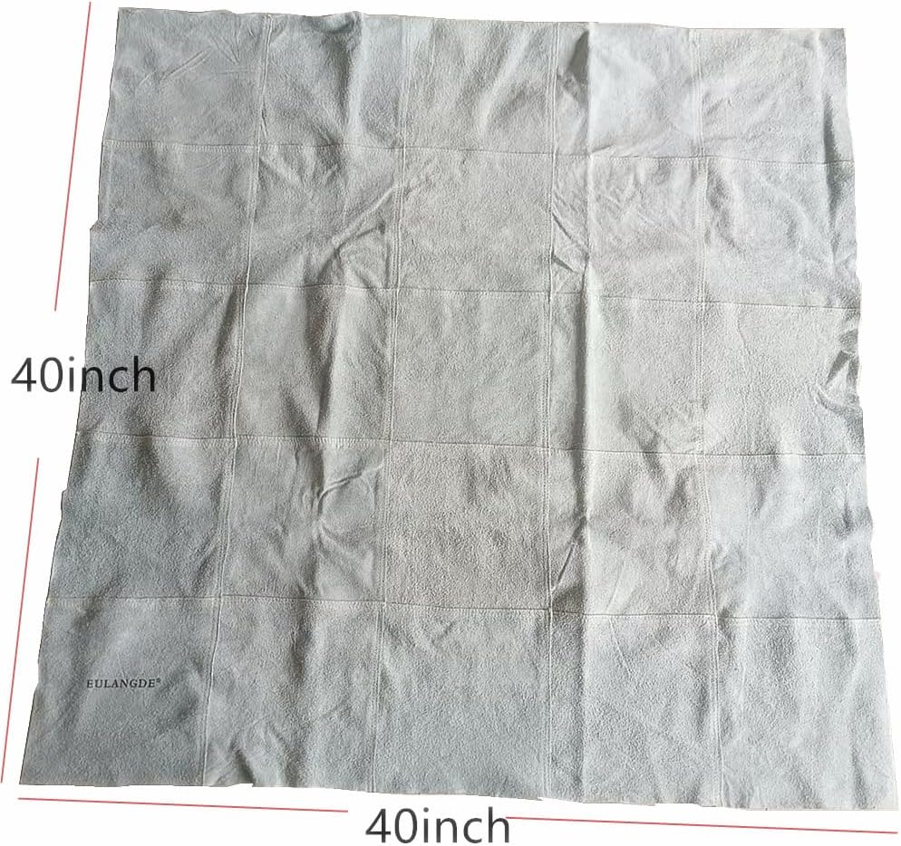 Leather Welding Blanket, PortableCowhide Leather Fire Retardant Blanket, Weld...