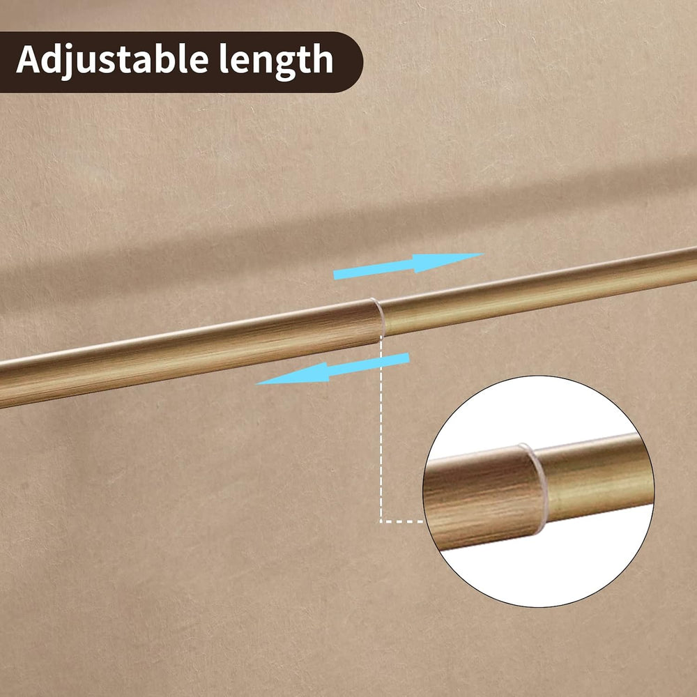 Leyden Antique Towel Bar,Adjustable Towel Holder Rod Brass Bathroom Accessori...