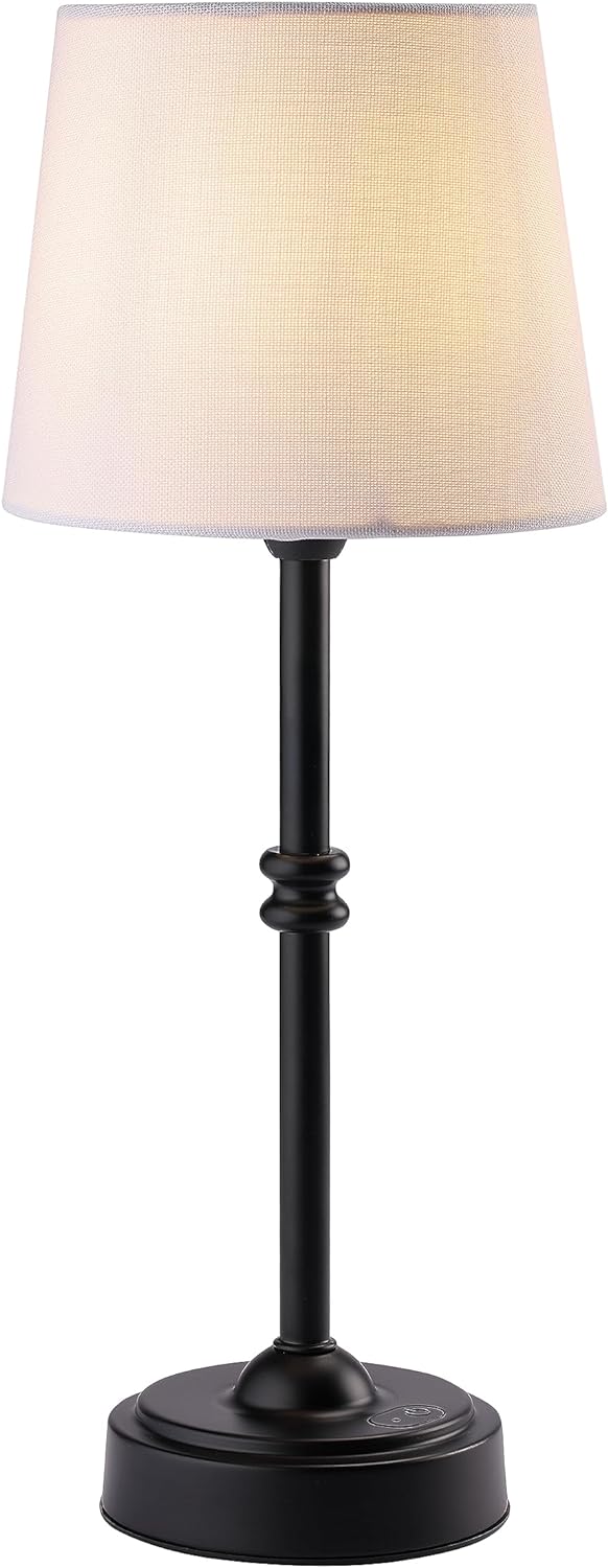 O'Bright Seraph Cordless Rechargeable LED Table Lamp, Black