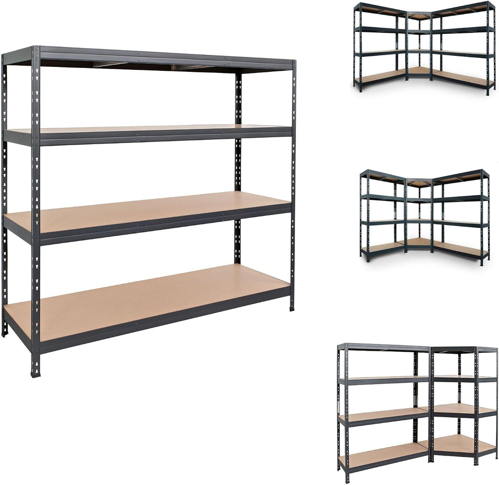AR Shelving 2400-Lb. Capacity, 71in.H x 60in.W x 18in.D Rivet Shelving Unit, ...
