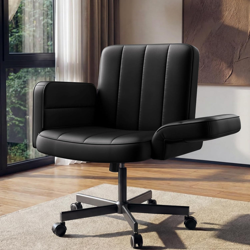 HUANUO Criss Cross Chair with Adjustable Armrests