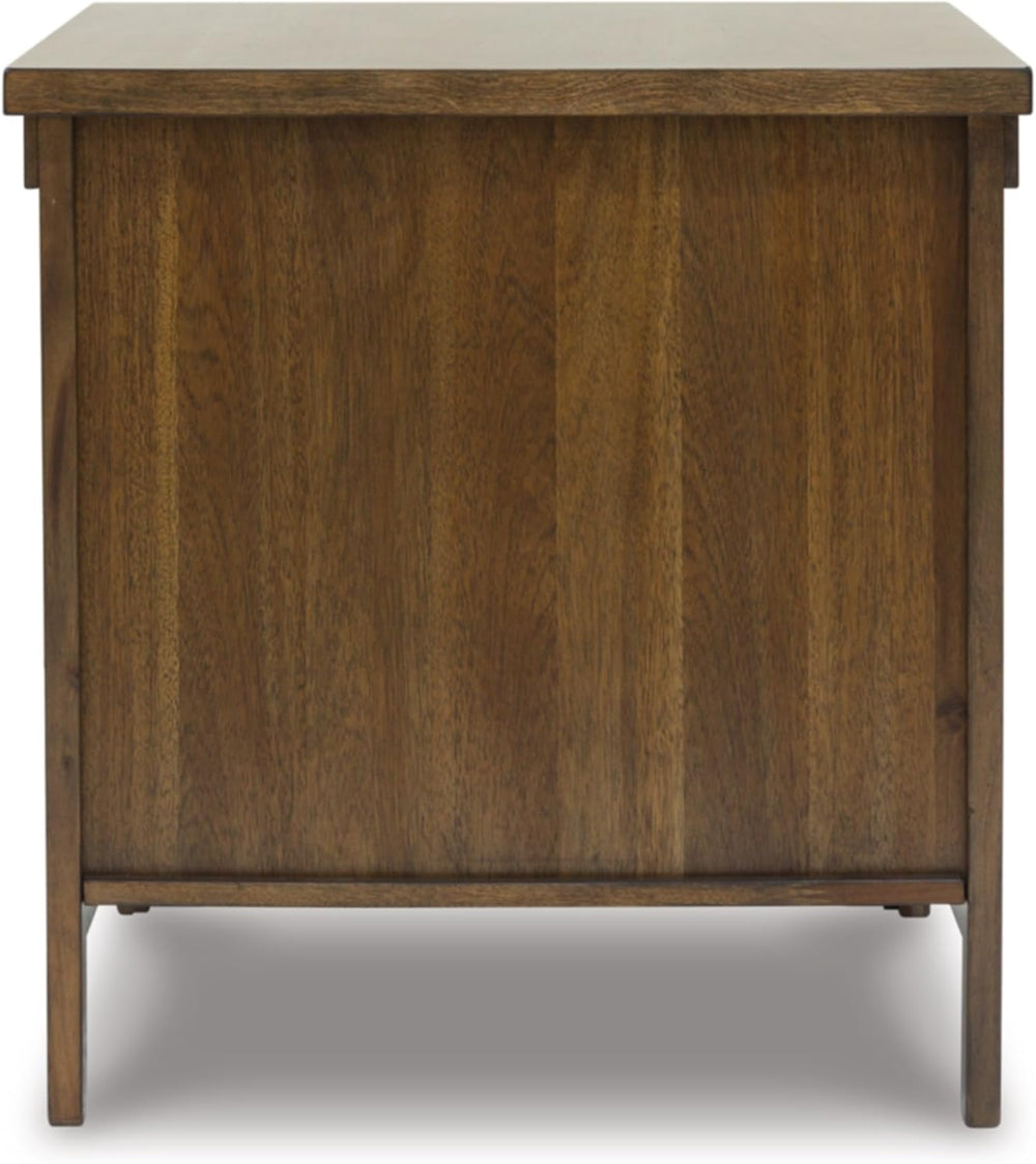 Signature Design by Ashley Moriville End Table, Brown Side Table