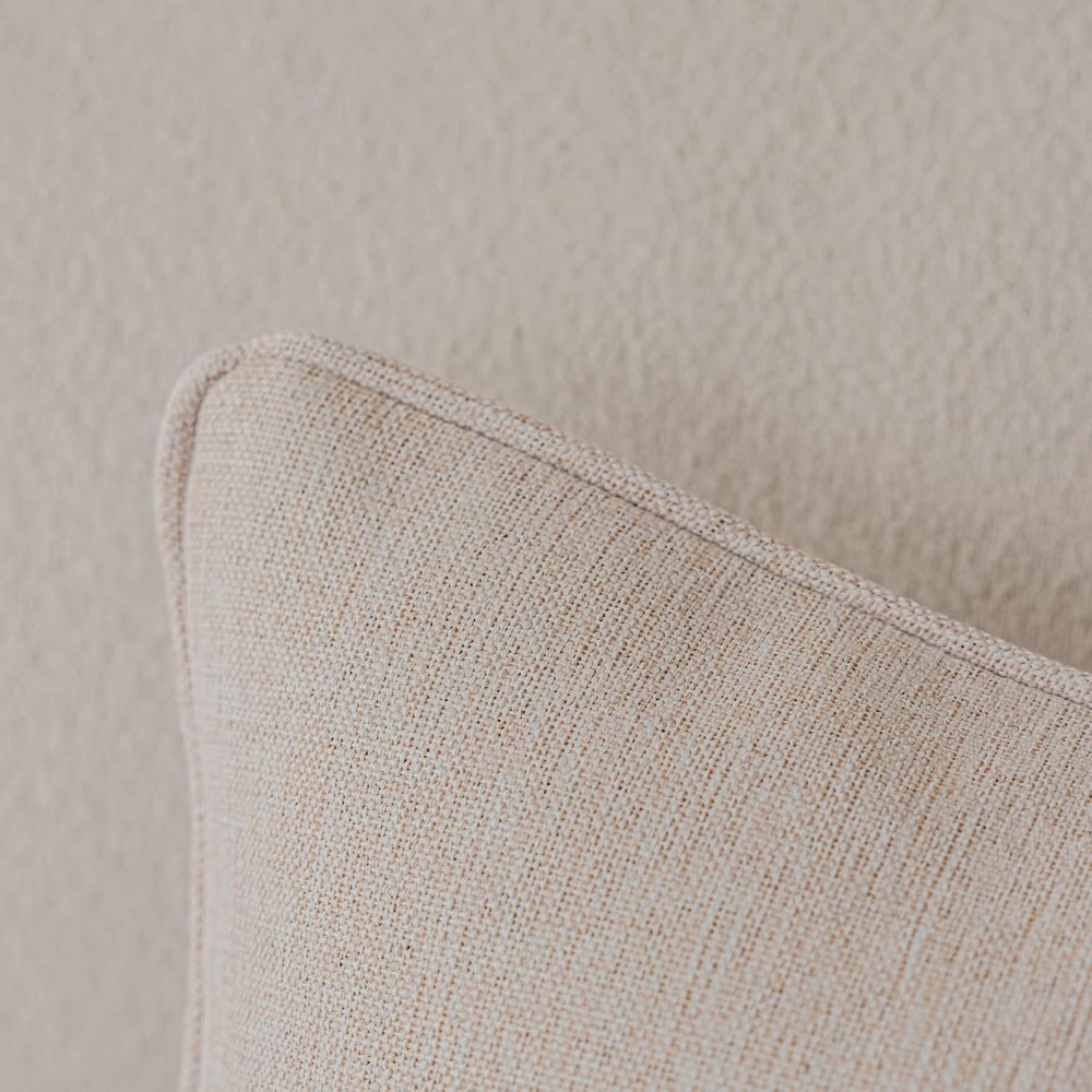 VisionaryHomeDesign Throw Pillow Case, Soft Beige, 18 x 18 Inches