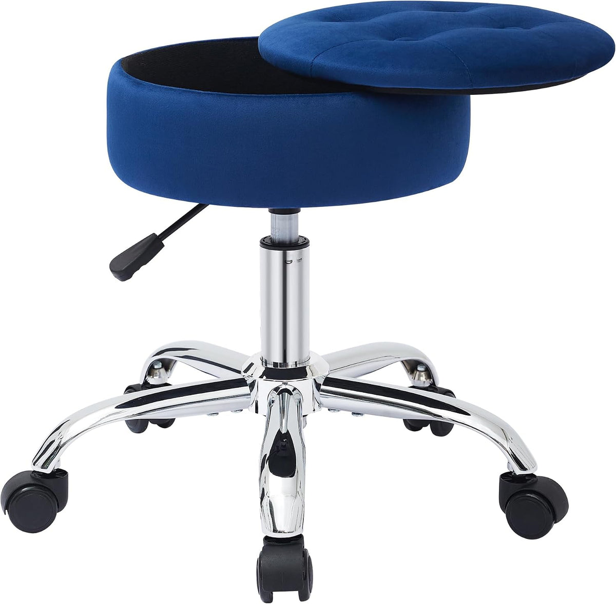 gitrah vanity chair with wheels adjustable vanity stool on a desk or shelf
