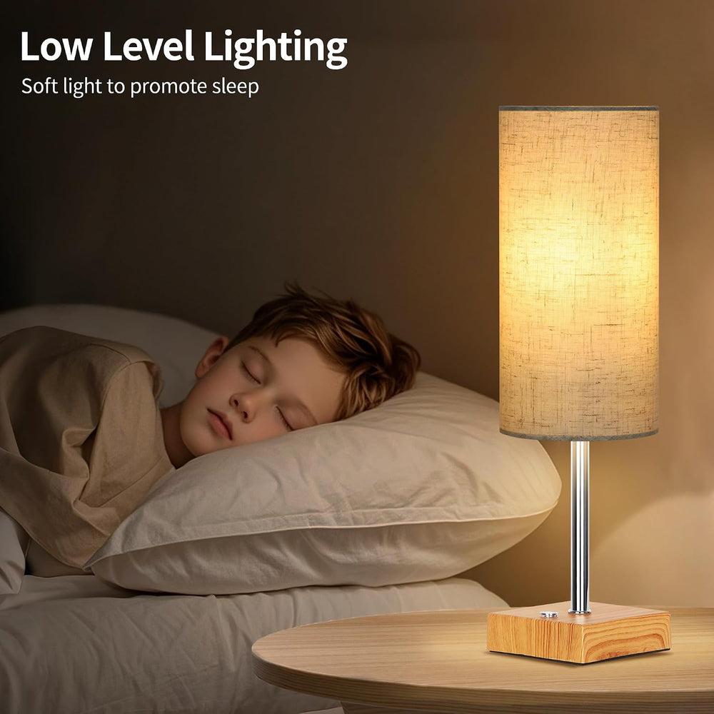 Cordless Table Lamp with Dimmable, Rechargeable 3 Modes Battery Powered Bedsi...
