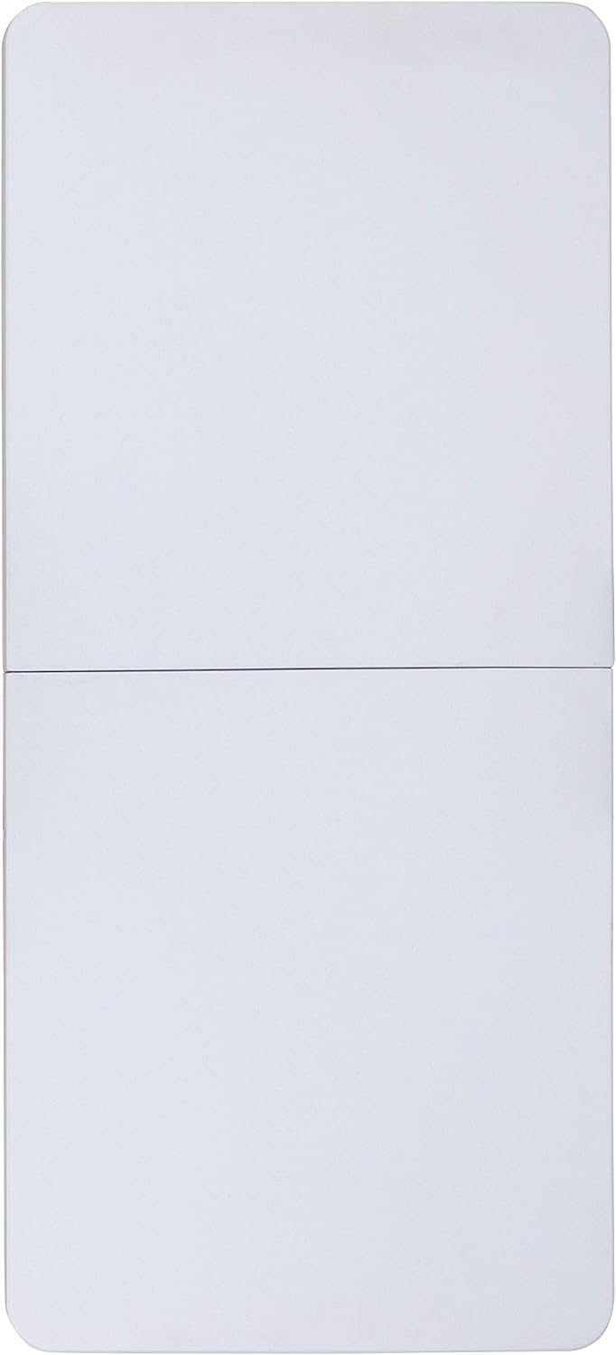 EMMA + OLIVER 5-Foot Granite White Adjustable Bi-Fold Plastic Folding Table | Lightweight, Easy Storage, Event and Banquet Table