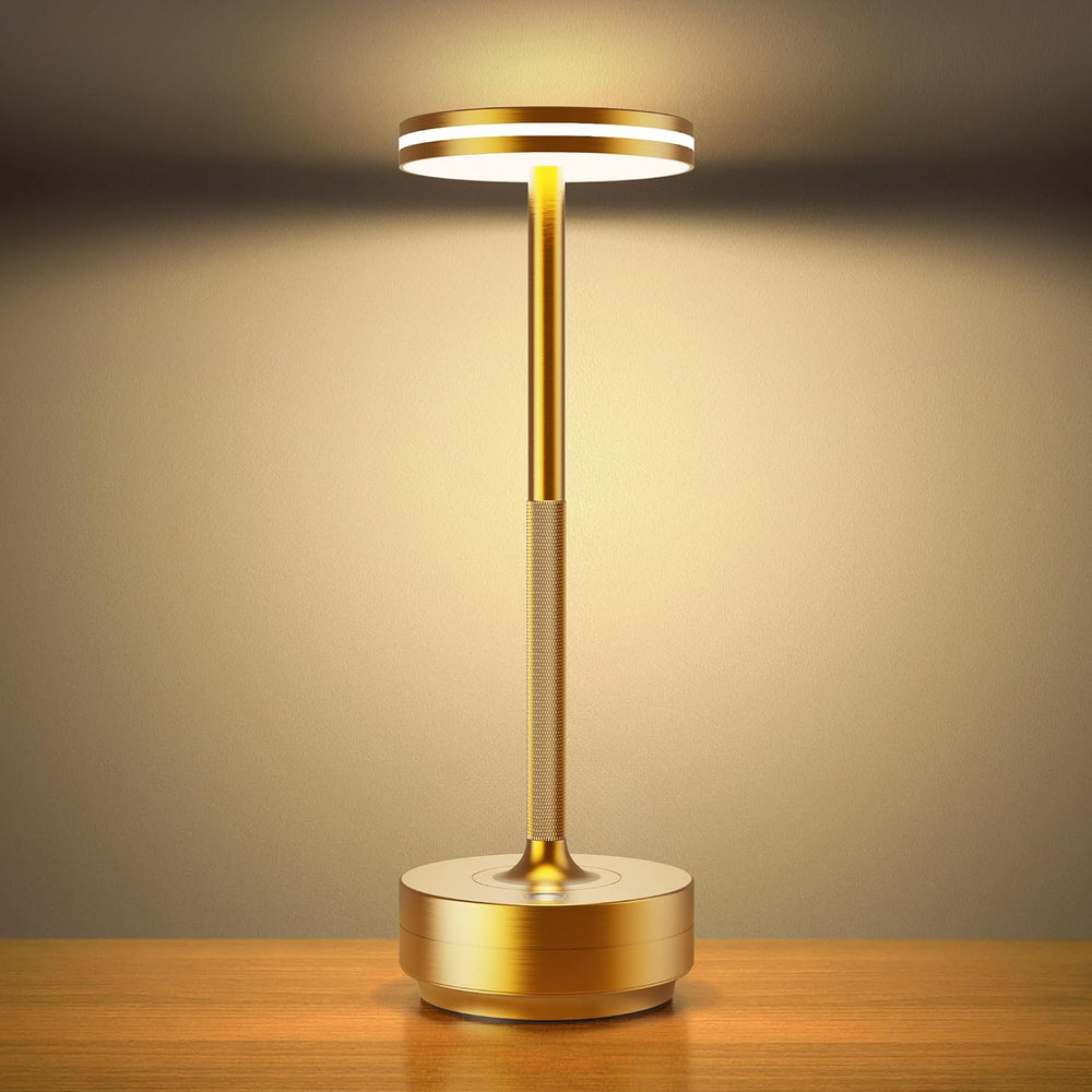 Hapfish Rechargeable Cordless Table Lamps, 5000mAh Battery Operated Lamp