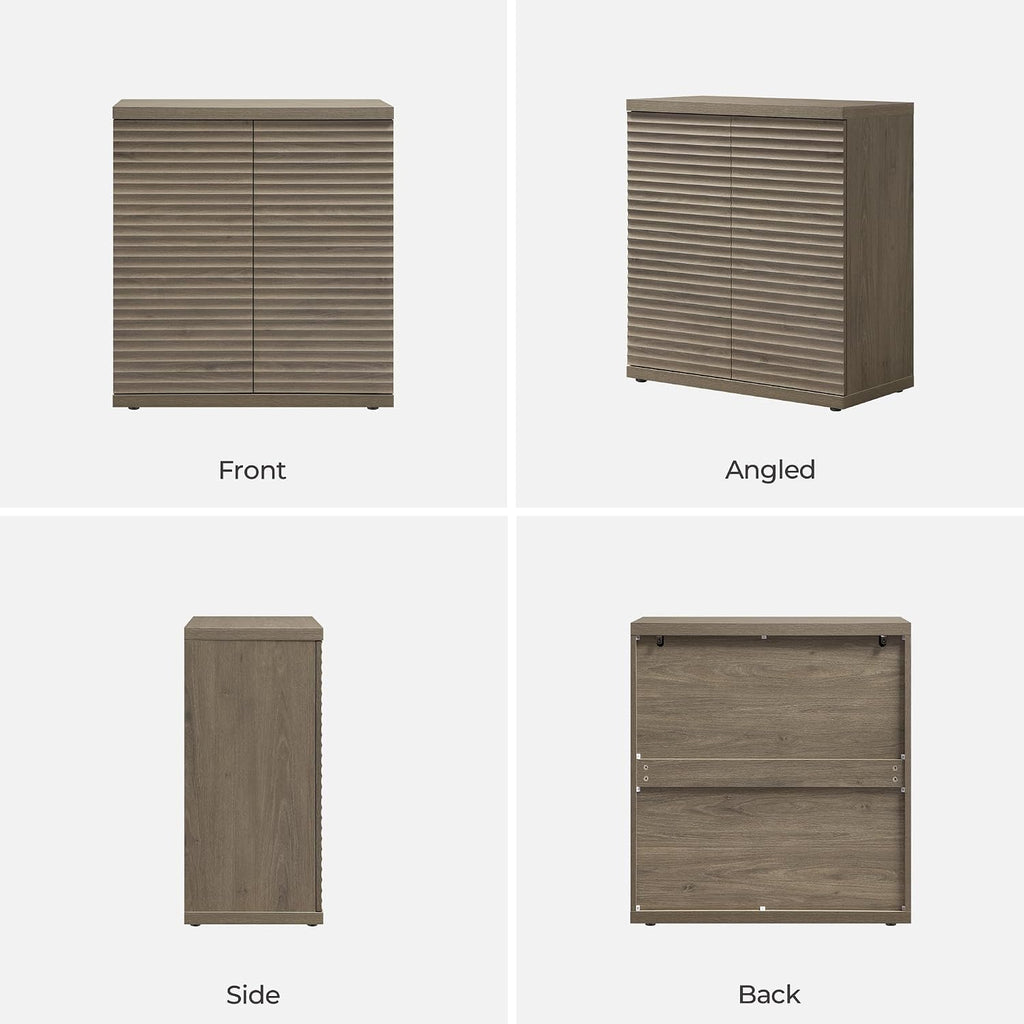 SICOTAS Buffet Cabinet with Storage Sideboard Cabinet with Doors & Shelves