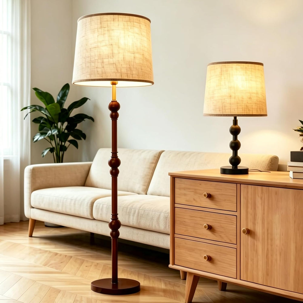 Large Drum Lamp Shade, Natural Linen 13"Top x 16" Bottom x 11"...
