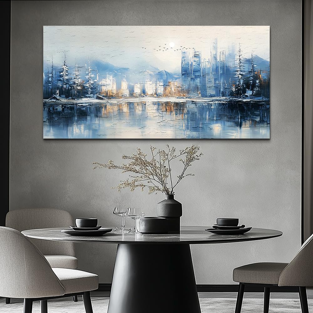 QIYILEXWART Canvas Wall Art For Living Room Large Wall Decor For Office Bedro...