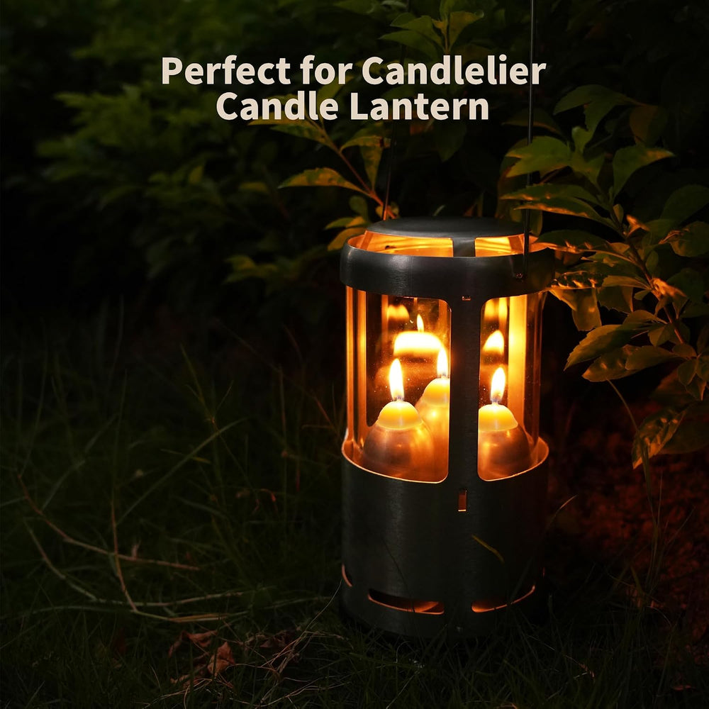 Emergency Candles for Lanterns Long Burning 15 Hour White 20 Pack