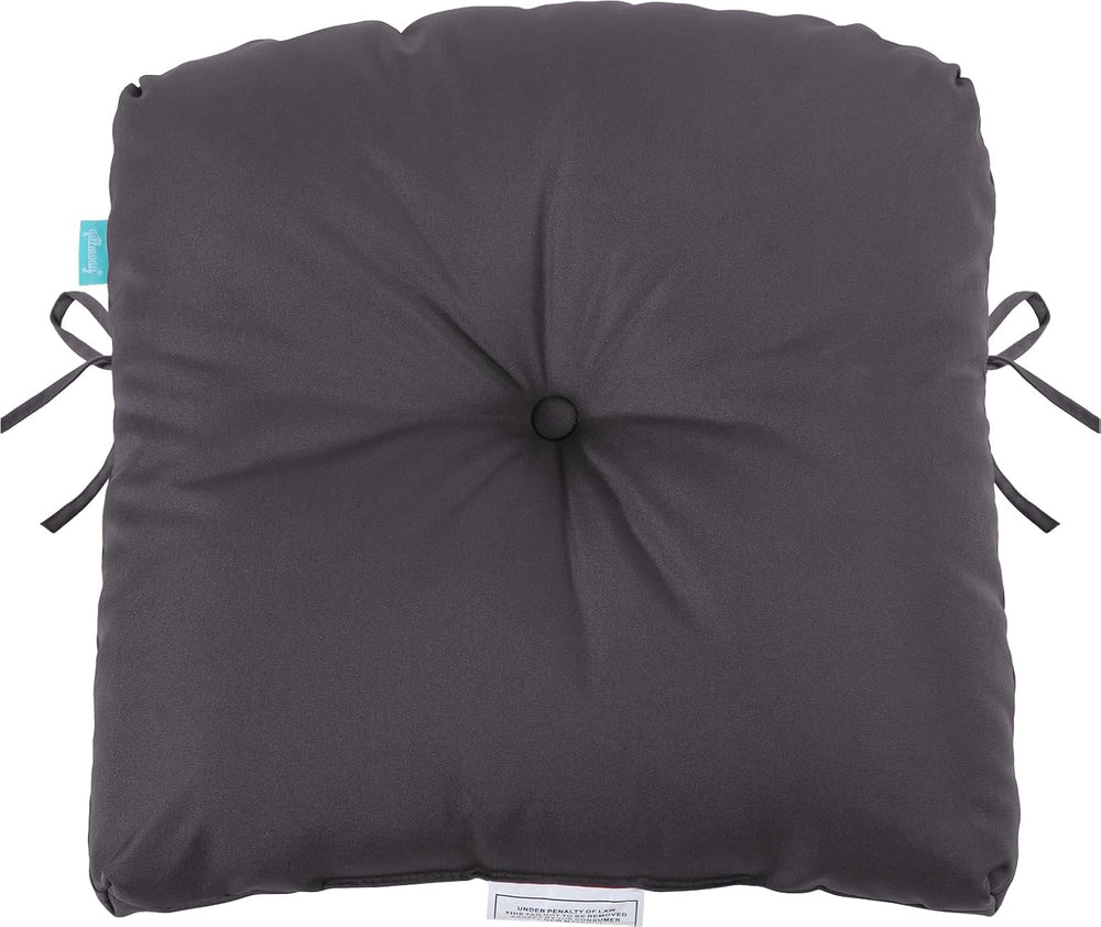 QILLOWAY Outdoor Chair Cushion Set with Strings,Replacement Outdoor Cushions ...