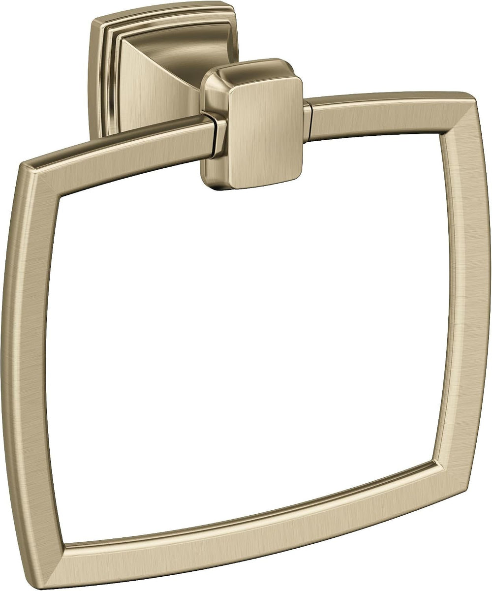 Amerock BH36032BBZ | Golden Champagne Towel Ring | 6-13/16 inch (173 mm) Widt...