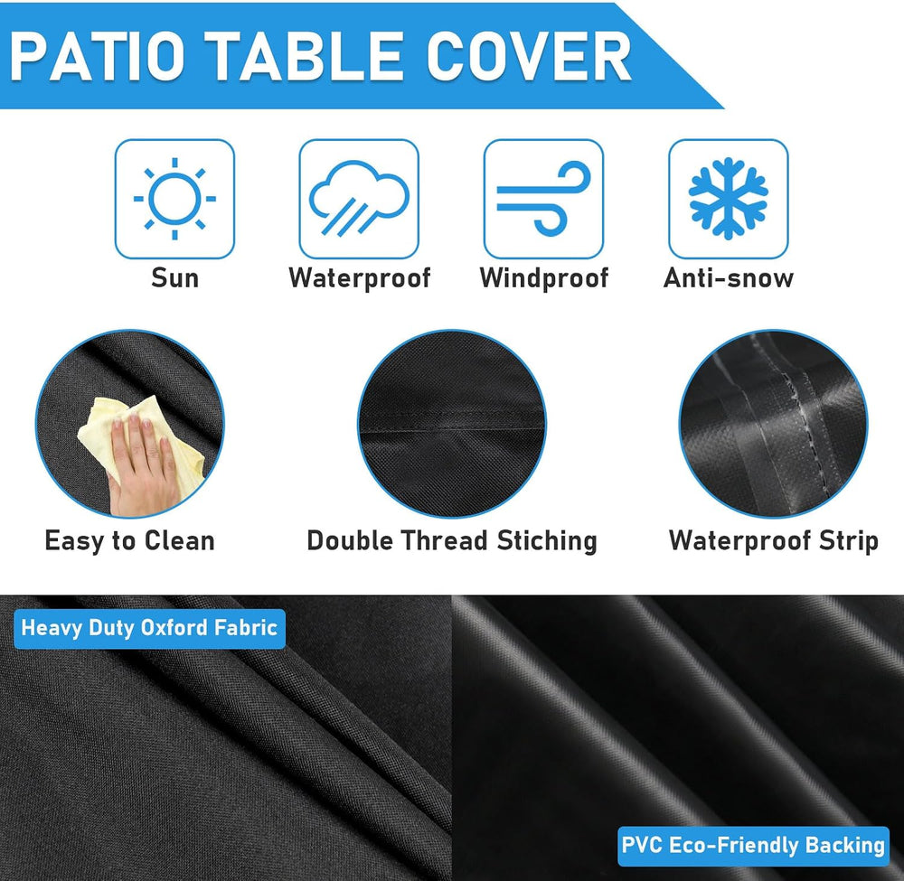 Outdoor Table Cover for 44 Inch Rectangle Side Table