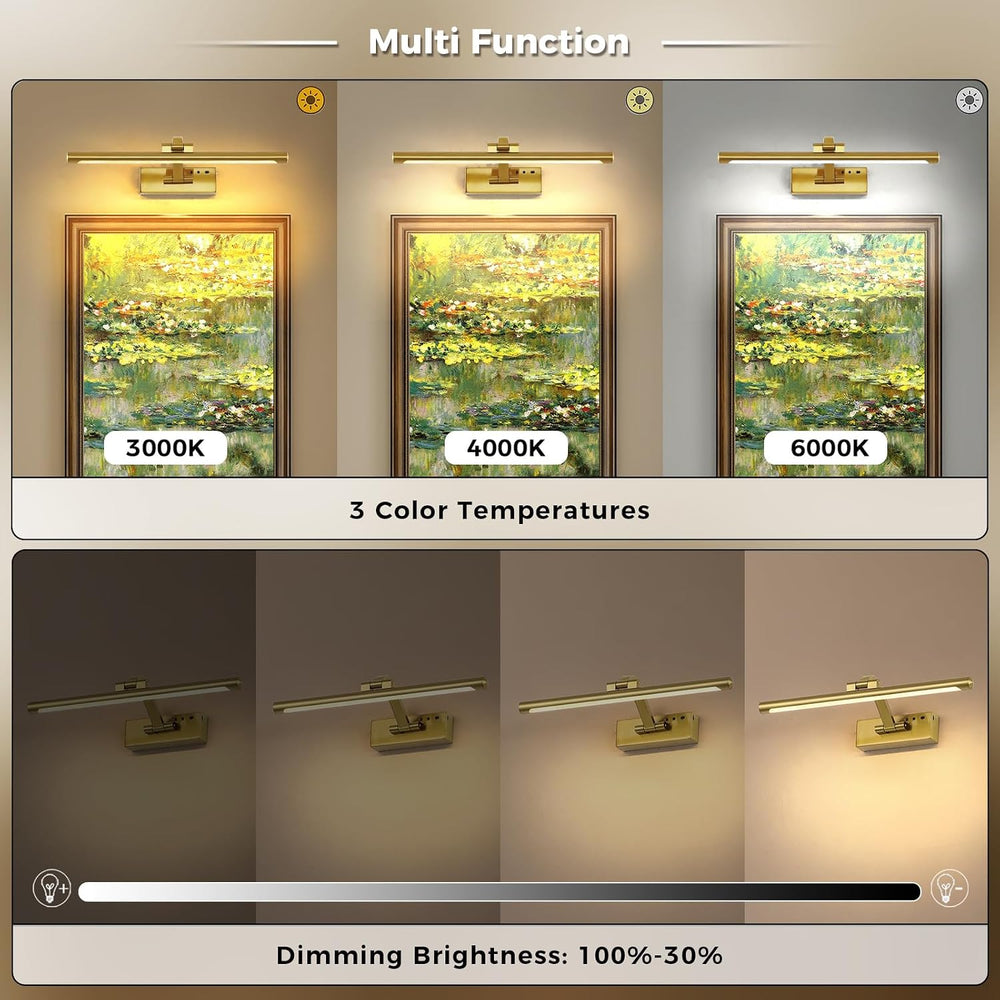 Picture Light Battery Operated, Wireless Art Light for Wall 16.14 Inch
