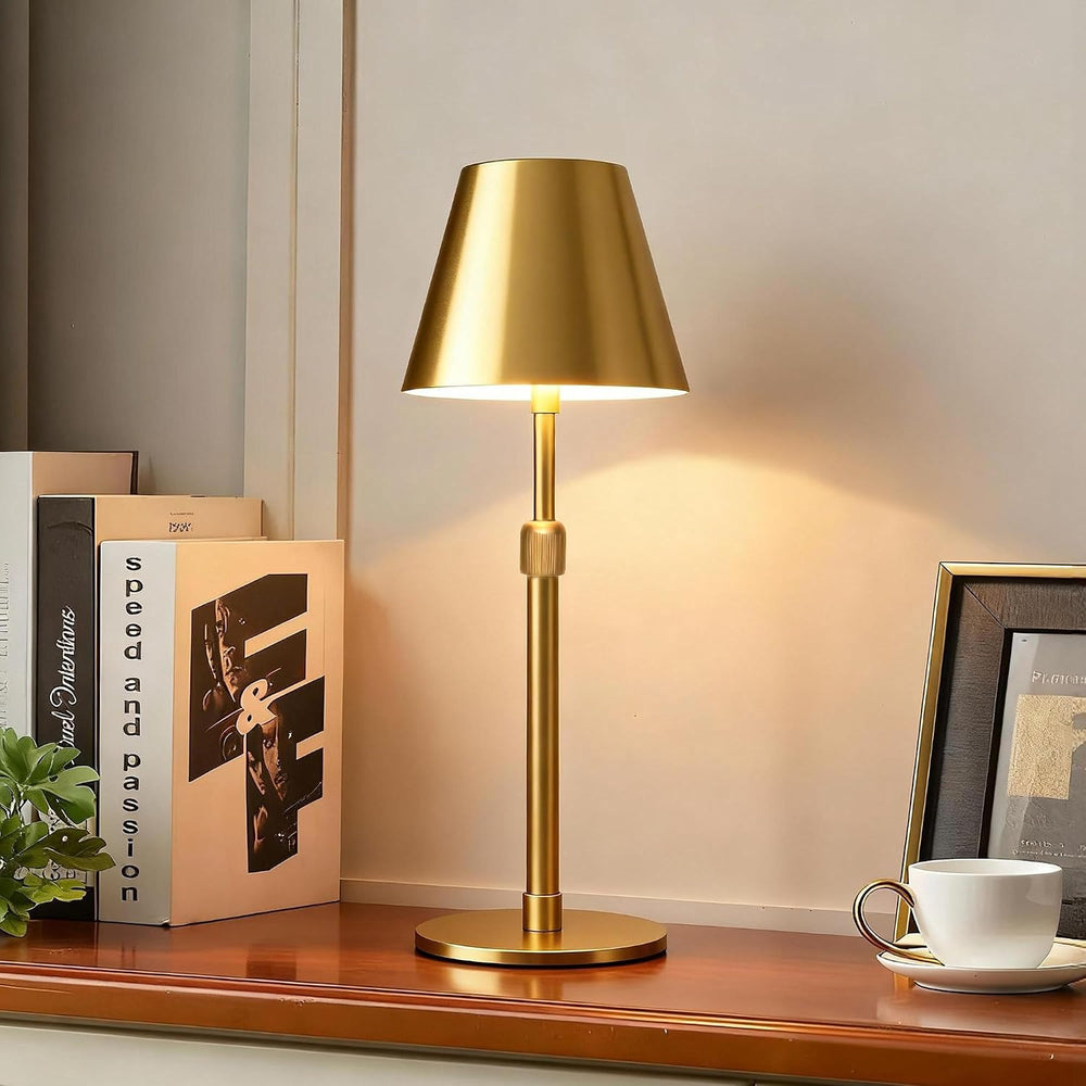 Mr.White Outdoor Waterproof Rechargeable Cordless Table Lamp with Telescopic ...