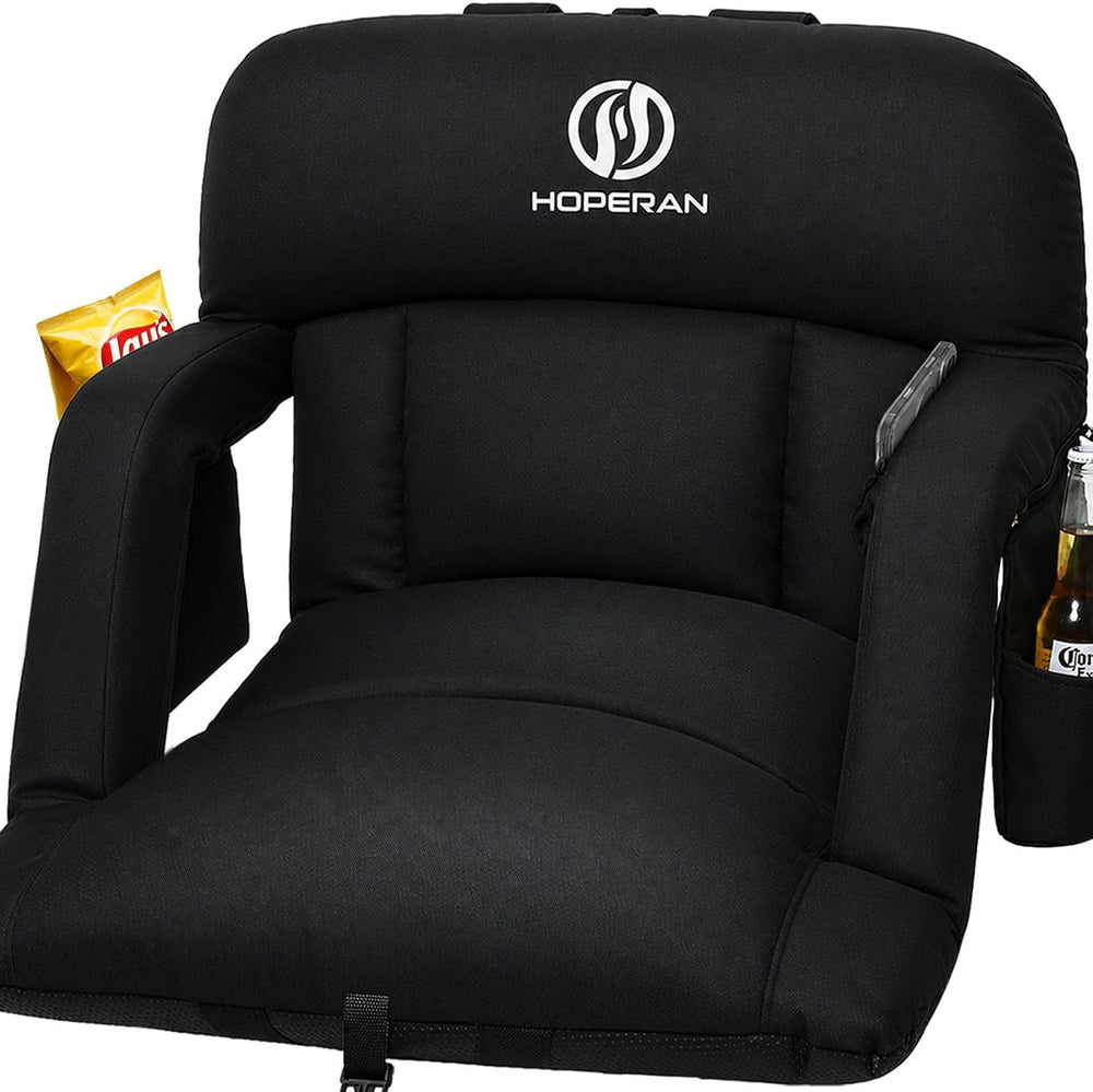 HOPERAN 23" Stadium Seats for Bleachers, 4.3" Extra Thick Sofa-Styl...