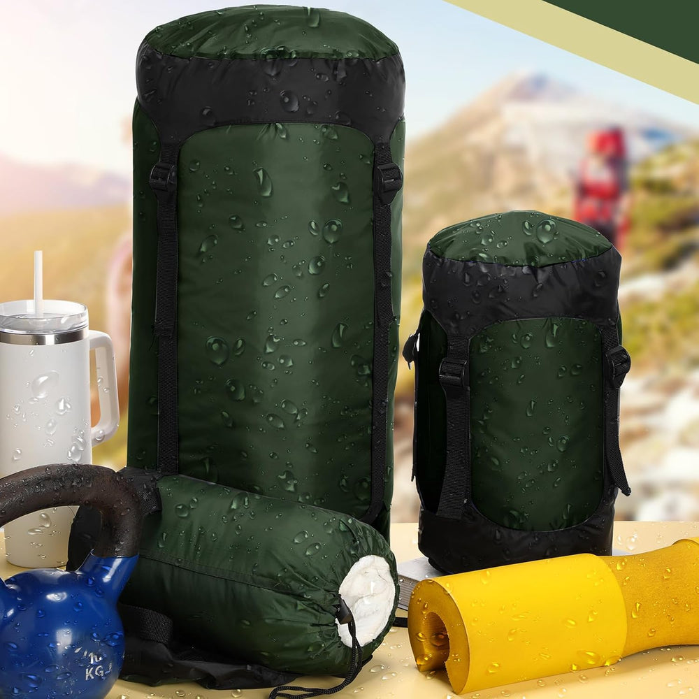 5 Pcs Compression Sacks for Backpacking 20l