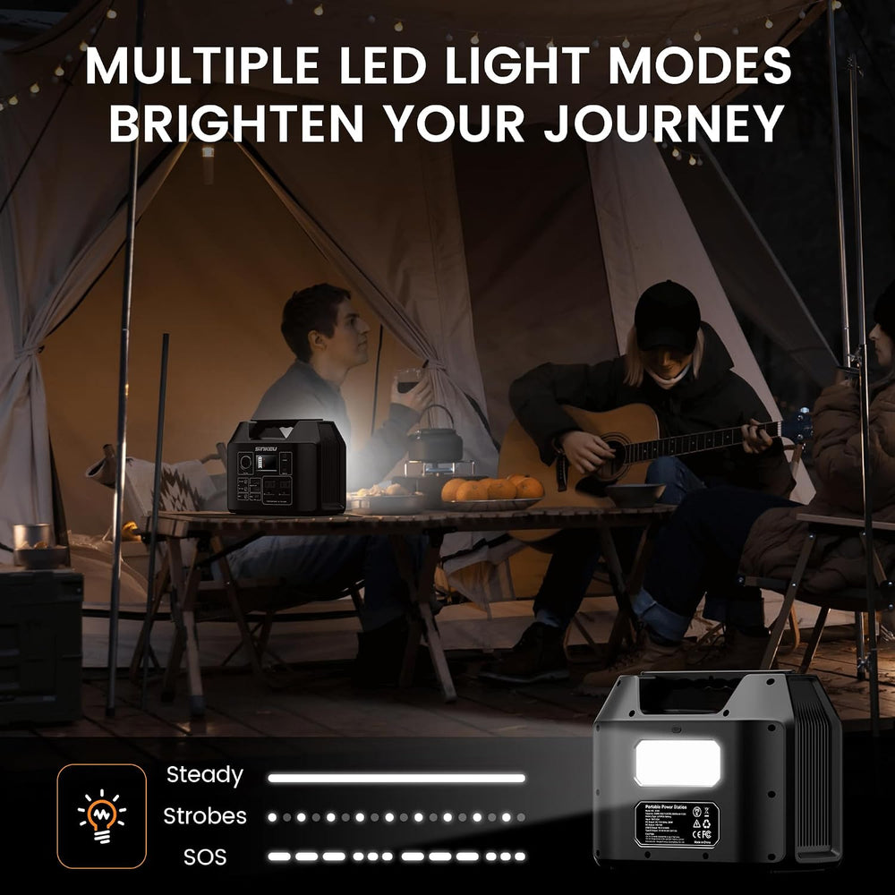 300W Portable Power Station 80000mAh LiFePO4 Battery