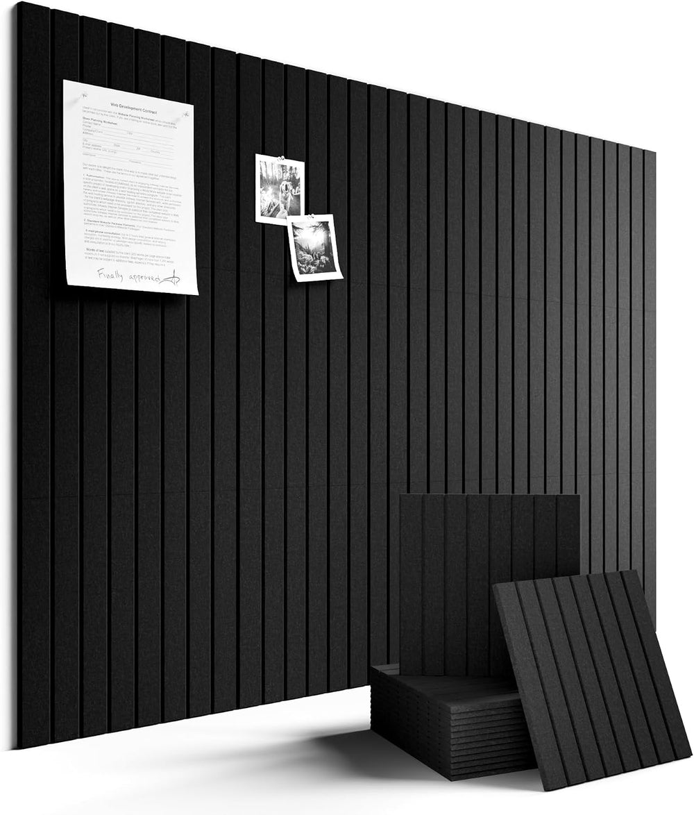 Fluxynara Felt Bulletin Board & Cork Board Alternative 48'' x 36&...
