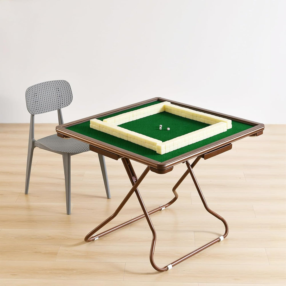 4 Player Card Mahjong Table, Portable Folding Table