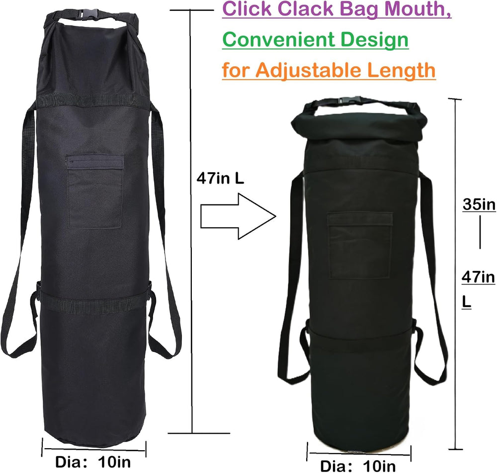 XL(48" X 10") Camping Storage Bag,600D Oxford Fabric Gear Bag with ...